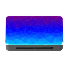 Gradient Red Blue Landfill Memory Card Reader with CF