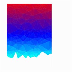 Gradient Red Blue Landfill Large Garden Flag (Two Sides)