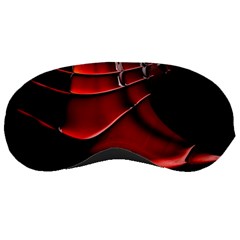 Red Black Fractal Mathematics Abstract Sleeping Masks by Amaryn4rt