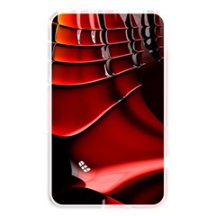 Red Black Fractal Mathematics Abstract Memory Card Reader by Amaryn4rt