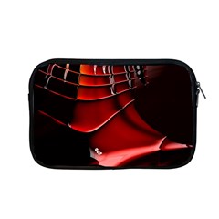 Red Black Fractal Mathematics Abstract Apple Macbook Pro 13  Zipper Case