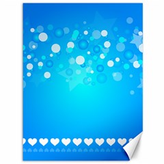 Desktop Banner Postcard Hearts Canvas 36  X 48   by Amaryn4rt