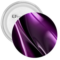 Purple Fractal Mathematics Abstract 3  Buttons by Amaryn4rt