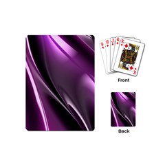 Purple Fractal Mathematics Abstract Playing Cards (mini)  by Amaryn4rt