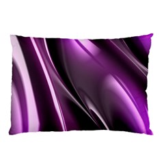 Purple Fractal Mathematics Abstract Pillow Case (two Sides) by Amaryn4rt