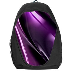 Purple Fractal Mathematics Abstract Backpack Bag by Amaryn4rt