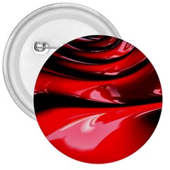 Red Fractal Mathematics Abstract 3  Buttons by Amaryn4rt