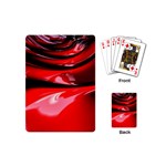 Red Fractal Mathematics Abstract Playing Cards (Mini)  Back