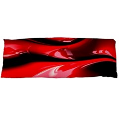 Red Fractal Mathematics Abstract Body Pillow Case (dakimakura) by Amaryn4rt