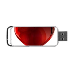 Heart Gradient Abstract Portable Usb Flash (two Sides) by Amaryn4rt