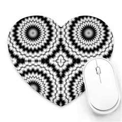 Pattern Tile Seamless Design Heart Mousepads by Amaryn4rt