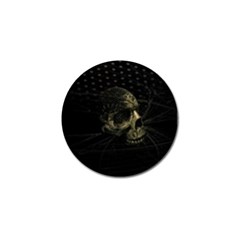 Skull Fantasy Dark Surreal Golf Ball Marker (4 Pack) by Amaryn4rt