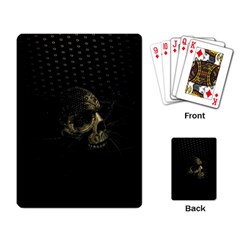 Skull Fantasy Dark Surreal Playing Card by Amaryn4rt