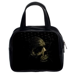 Skull Fantasy Dark Surreal Classic Handbags (2 Sides) by Amaryn4rt