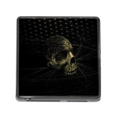 Skull Fantasy Dark Surreal Memory Card Reader (square) by Amaryn4rt