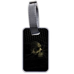 Skull Fantasy Dark Surreal Luggage Tags (two Sides) by Amaryn4rt