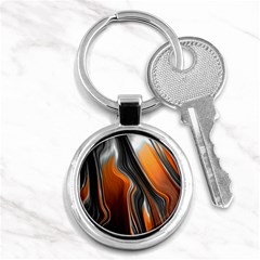 Fractal Structure Mathematic Key Chains (round)  by Amaryn4rt