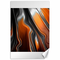 Fractal Structure Mathematic Canvas 24  X 36  by Amaryn4rt