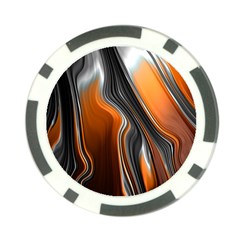 Fractal Structure Mathematic Poker Chip Card Guard by Amaryn4rt