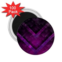 Purple Background Wallpaper Motif Design 2 25  Magnets (100 Pack)  by Amaryn4rt