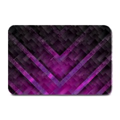 Purple Background Wallpaper Motif Design Plate Mats by Amaryn4rt