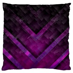 Purple Background Wallpaper Motif Design Large Flano Cushion Case (two Sides) by Amaryn4rt