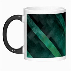 Green Background Wallpaper Motif Design Morph Mugs by Amaryn4rt