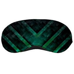 Green Background Wallpaper Motif Design Sleeping Masks by Amaryn4rt