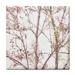 Textured Nature Print Tile Coasters by dflcprints