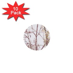 Textured Nature Print 1  Mini Buttons (10 Pack)  by dflcprints