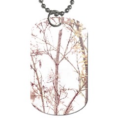 Textured Nature Print Dog Tag (one Side) by dflcprints