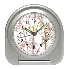 Textured Nature Print Travel Alarm Clocks by dflcprints