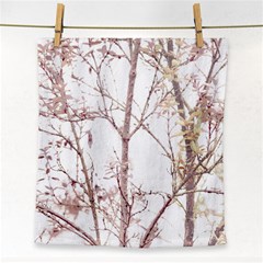 Textured Nature Print Face Towel by dflcprints