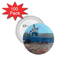 Goats On A Pickup Truck 1 75  Buttons (100 Pack)  by digitaldivadesigns