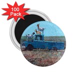 Goats on a Pickup Truck 2.25  Magnets (100 pack)  Front