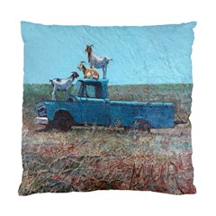 Goats On A Pickup Truck Standard Cushion Case (two Sides) by digitaldivadesigns