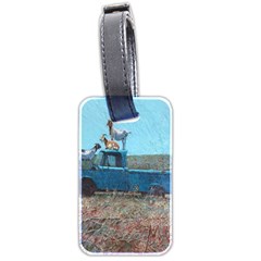 Goats On A Pickup Truck Luggage Tags (two Sides) by digitaldivadesigns