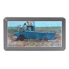 Goats On A Pickup Truck Memory Card Reader (mini) by digitaldivadesigns