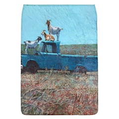 Goats On A Pickup Truck Flap Covers (l)  by digitaldivadesigns