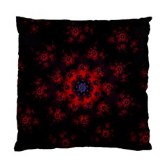 Fractal Abstract Blossom Bloom Red Standard Cushion Case (one Side) by Amaryn4rt