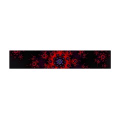 Fractal Abstract Blossom Bloom Red Flano Scarf (mini) by Amaryn4rt