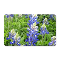 Blue Bonnets Magnet (rectangular) by CreatedByMeVictoriaB