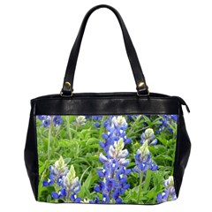 Blue Bonnets Office Handbags (2 Sides)  by CreatedByMeVictoriaB