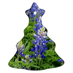 Blue Bonnets Christmas Tree Ornament (two Sides)