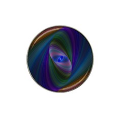 Ellipse Fractal Computer Generated Hat Clip Ball Marker by Amaryn4rt