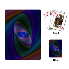 Ellipse Fractal Computer Generated Playing Card by Amaryn4rt