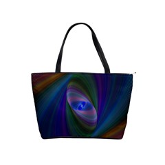 Ellipse Fractal Computer Generated Shoulder Handbags by Amaryn4rt