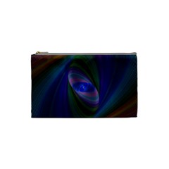 Ellipse Fractal Computer Generated Cosmetic Bag (small)  by Amaryn4rt