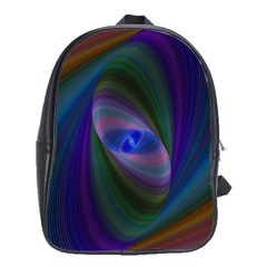 Ellipse Fractal Computer Generated School Bags(large)  by Amaryn4rt