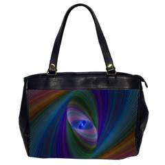 Ellipse Fractal Computer Generated Office Handbags (2 Sides)  by Amaryn4rt